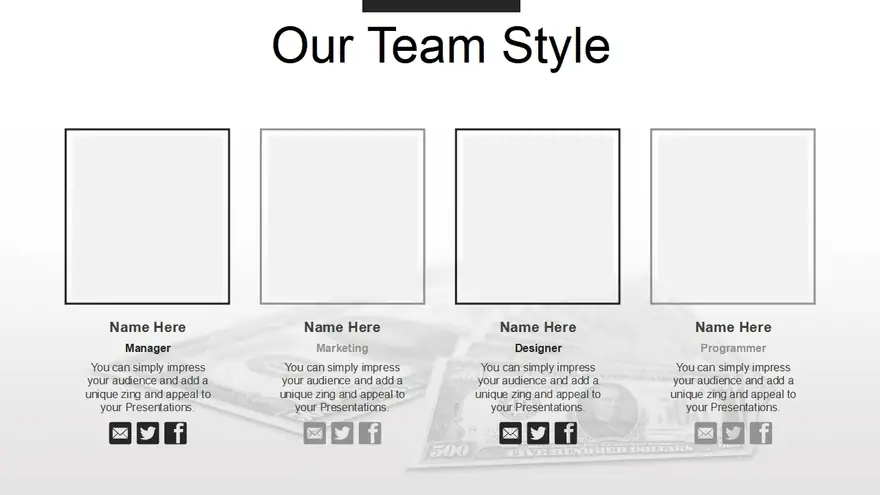 Dollar Key Concept PowerPoint Templates