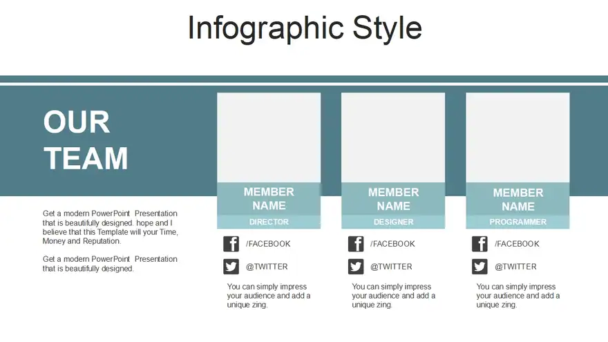 Double Exposure Business PowerPoint Templates