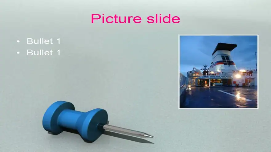 Drawing Pins PowerPoint Template