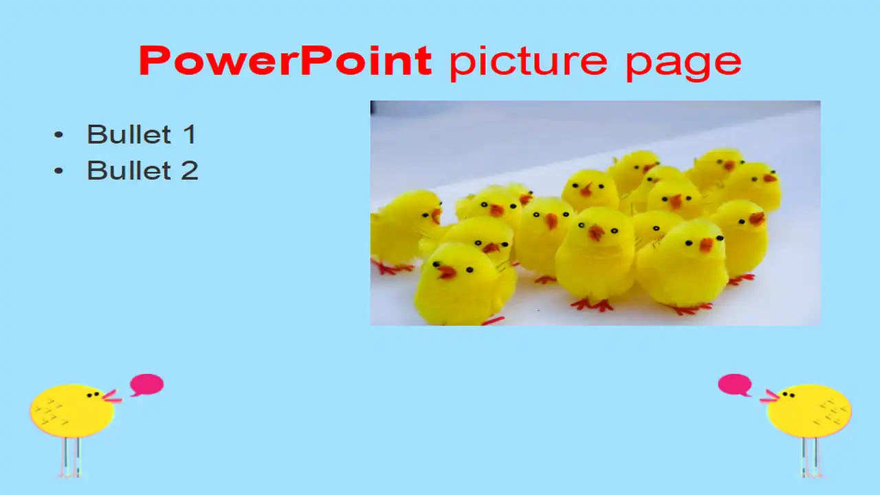 Easter Chicks PowerPoint Template