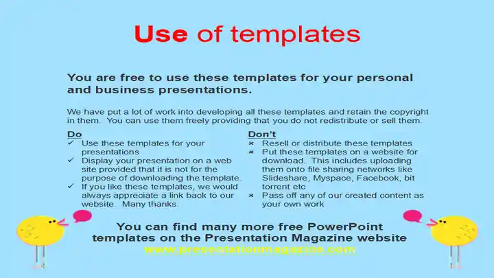 Easter Chicks PowerPoint Template