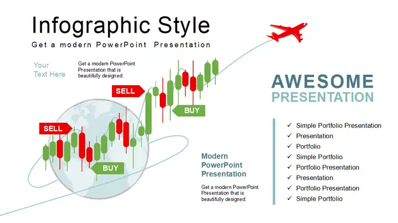 Economical Stock Market PowerPoint Templates