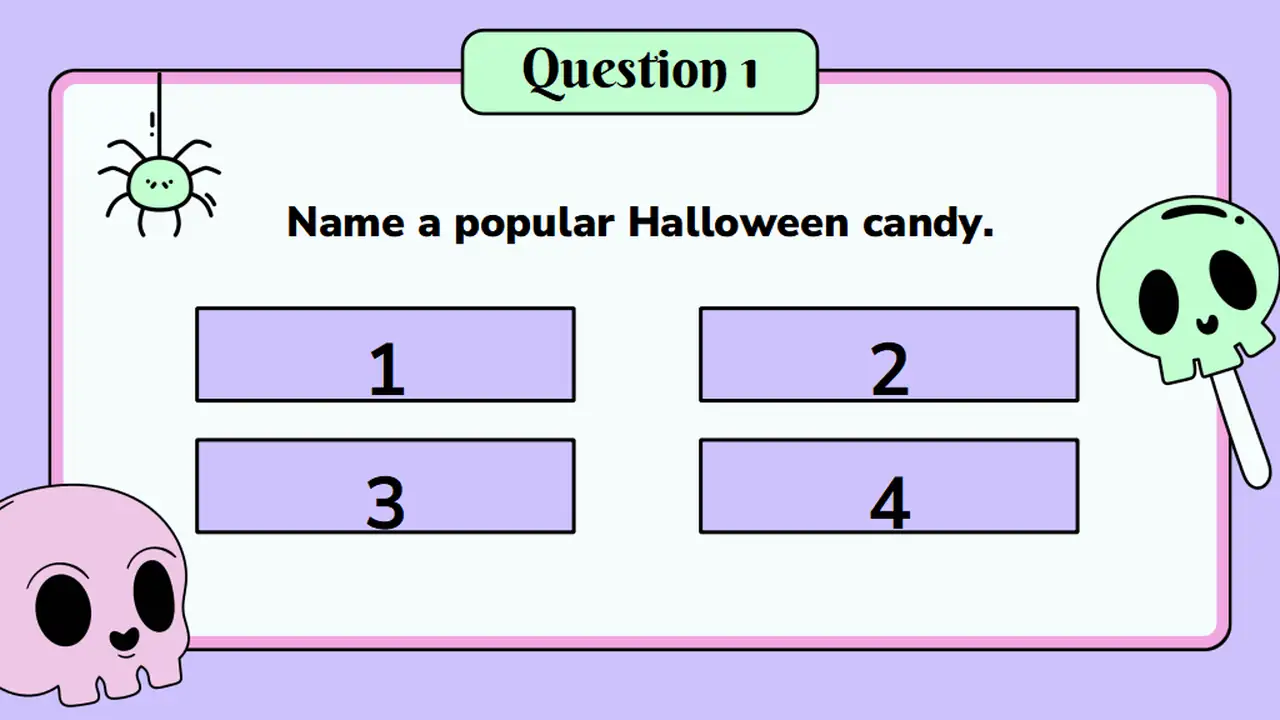 Family Feud Halloween Edition Background