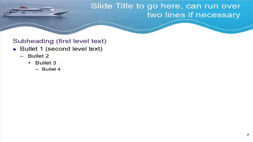 Fast Ferry Template