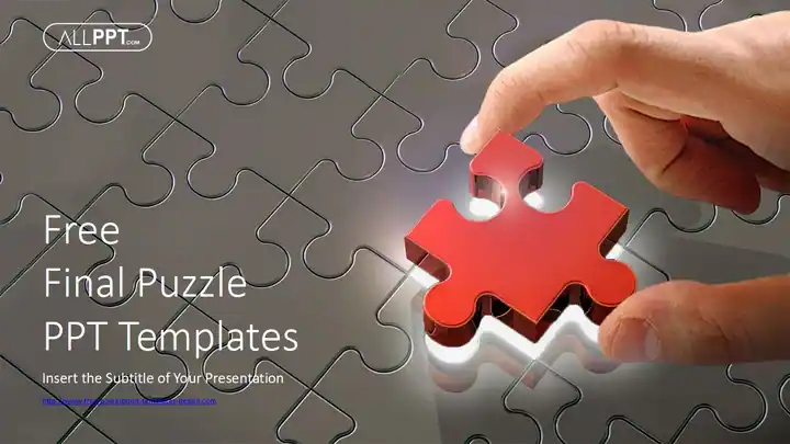 Final Puzzle Piece PowerPoint Templates
