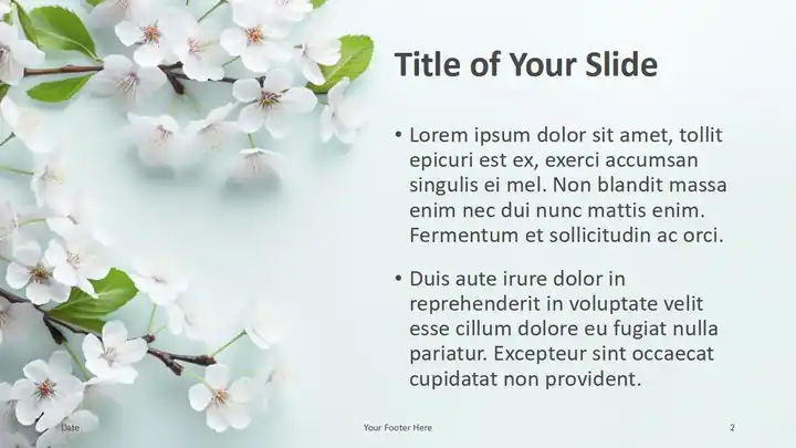Floral Elegance Template