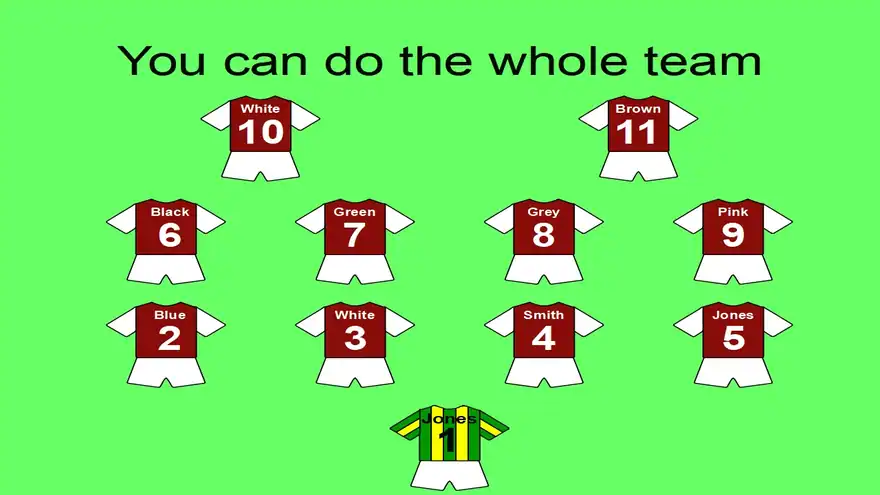 Football Shirts Template
