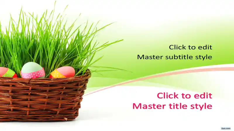 Free 2015 Easter Eggs PowerPoint Template