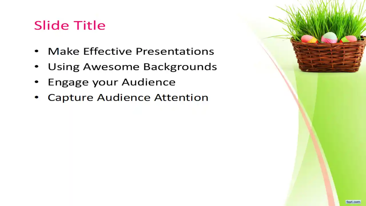Free 2015 Easter Eggs PowerPoint Template