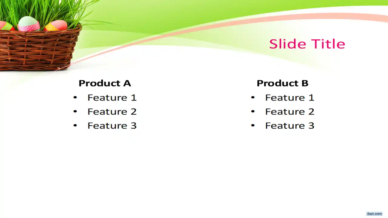 Free 2015 Easter Eggs PowerPoint Template