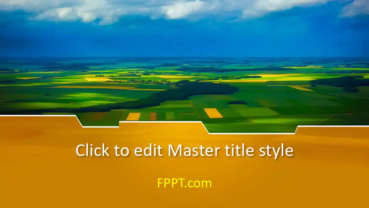 Free Agribusiness PowerPoint Template