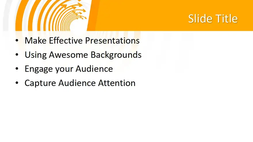 Free Arrows PowerPoint Template