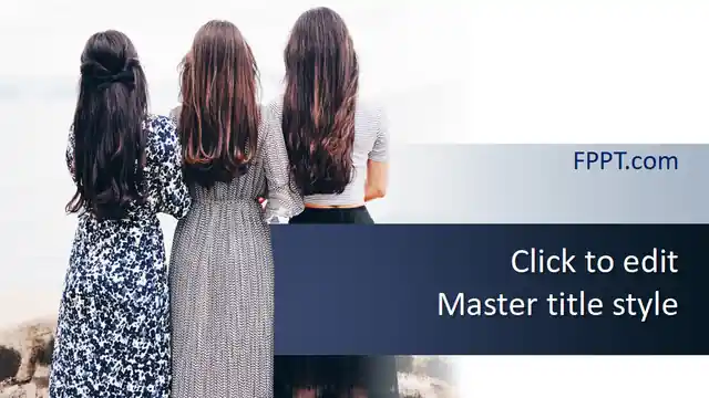 Free Back of Women PowerPoint Template