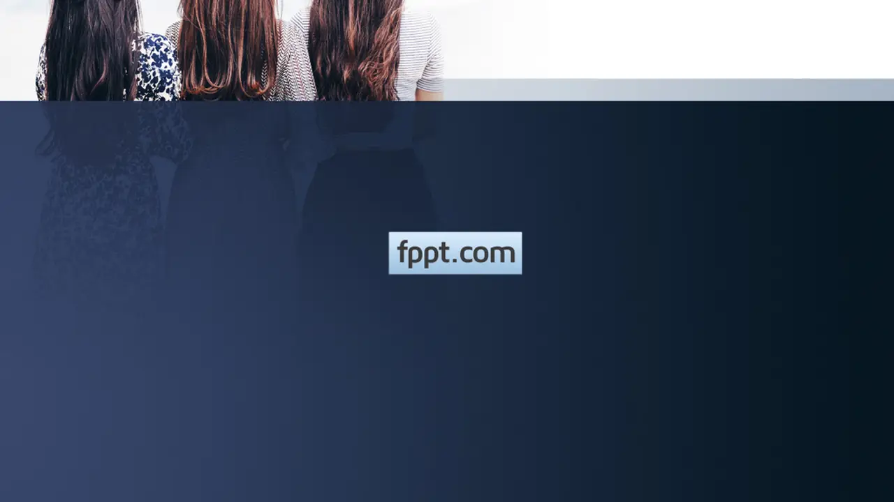 Free Back of Women PowerPoint Template