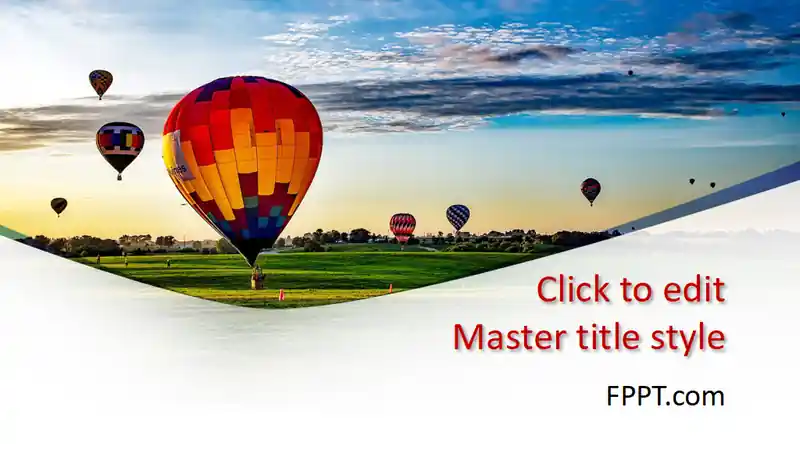 Free Balloons PowerPoint Template