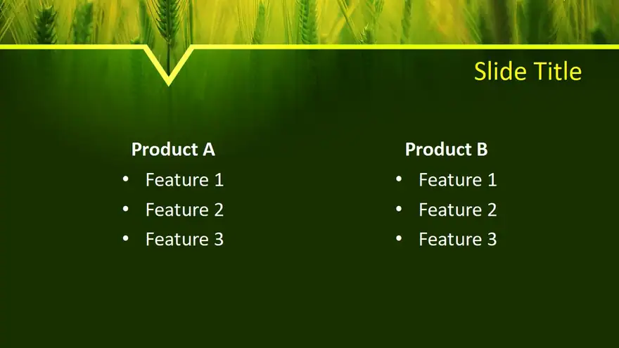 Free Barley PowerPoint Template