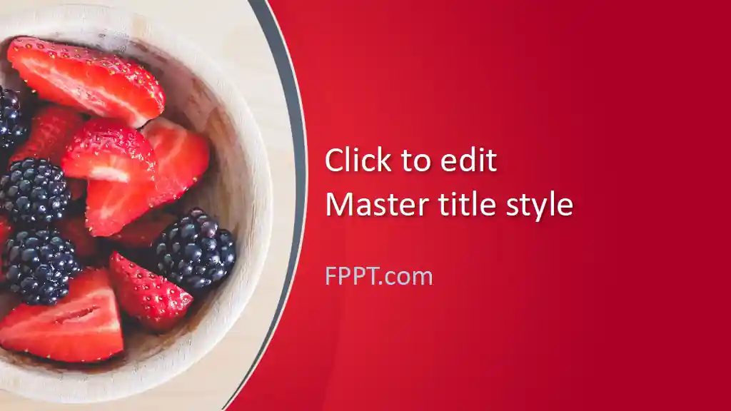 Free Berries PowerPoint Template