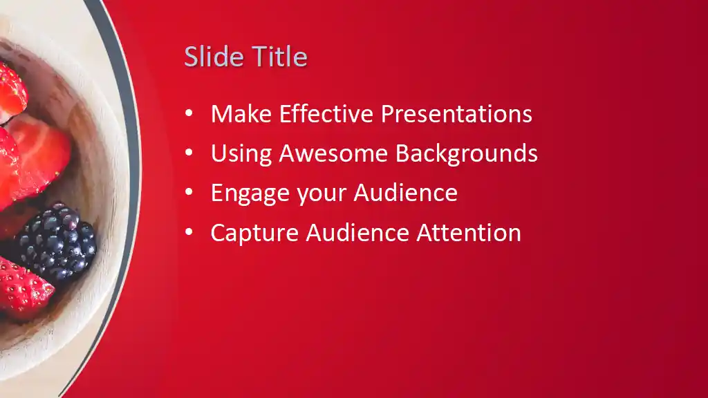Free Berries PowerPoint Template
