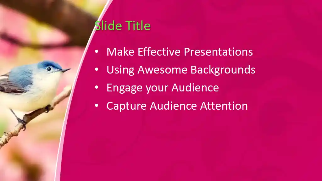 Free Bird PowerPoint Template