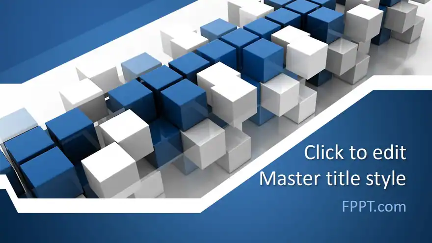 Free Blue Abstract PowerPoint Template