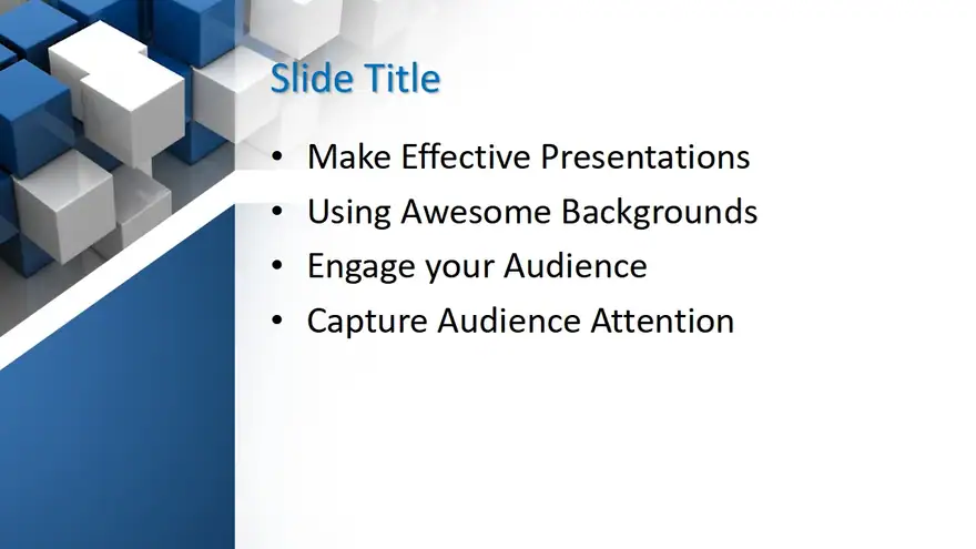 Free Blue Abstract PowerPoint Template