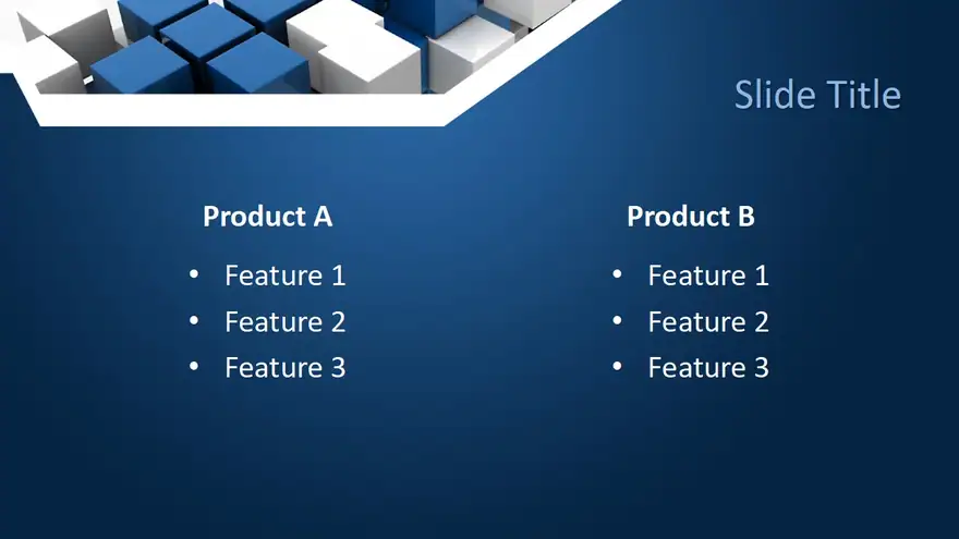 Free Blue Abstract PowerPoint Template