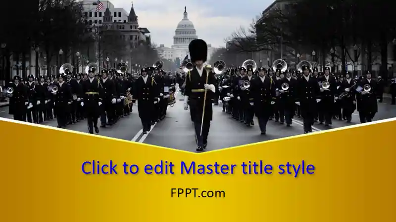 Free Brass Band PowerPoint Template