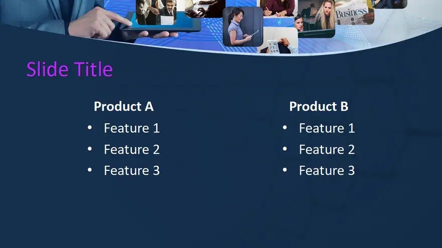 Free Business Pictorial Presentation Template
