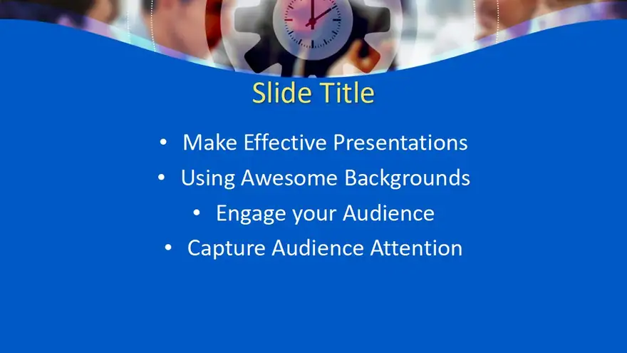 Free Business Productivity PowerPoint Template