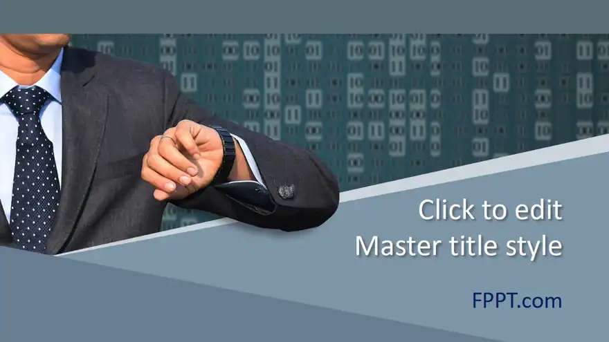 Free Business Time Management PowerPoint Template