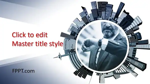 Free Business Time PowerPoint Template