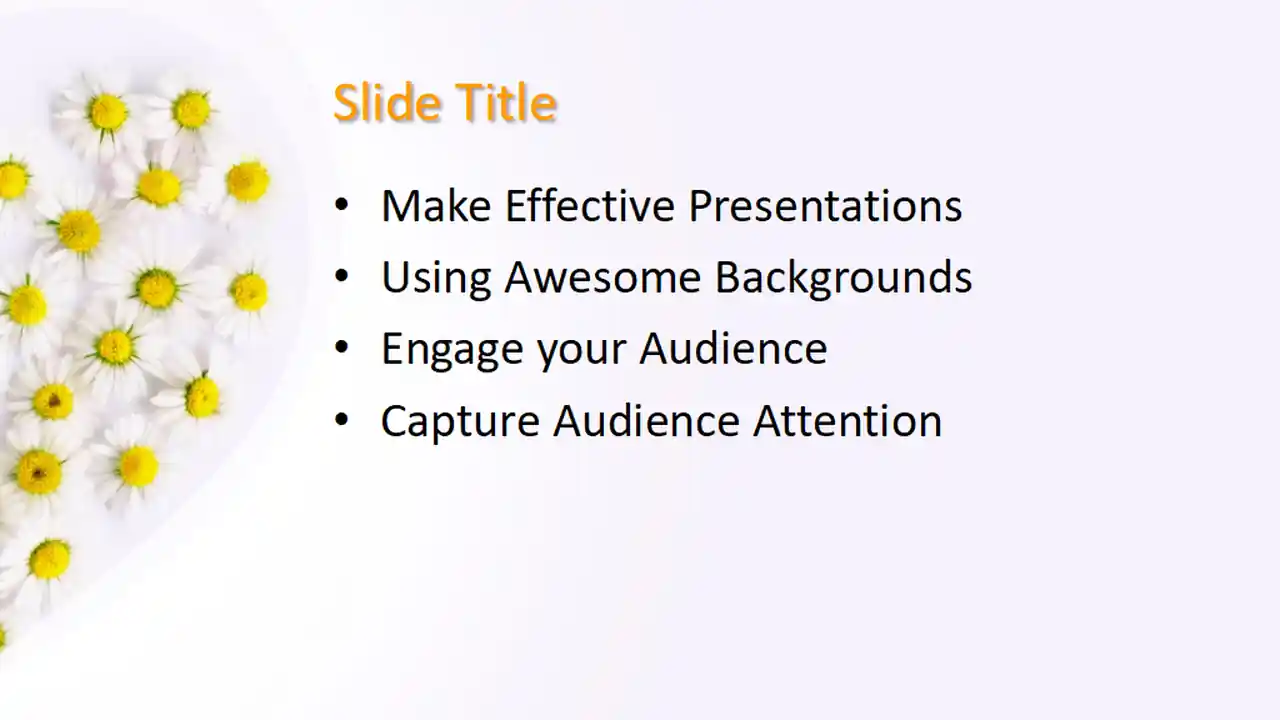 Free Chamomile PowerPoint Template