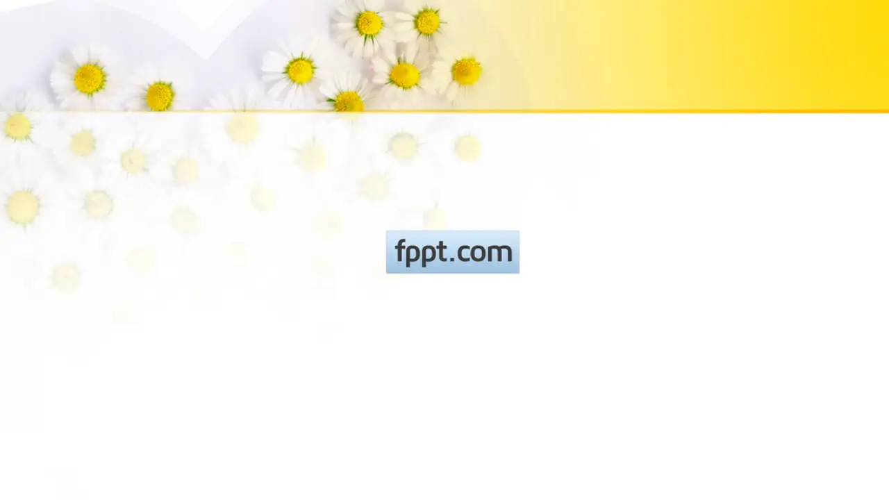 Free Chamomile PowerPoint Template