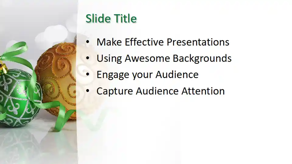 Free Christmas Background Template for PowerPoint