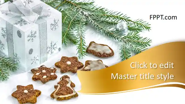 Free Christmas Cookies PowerPoint Template