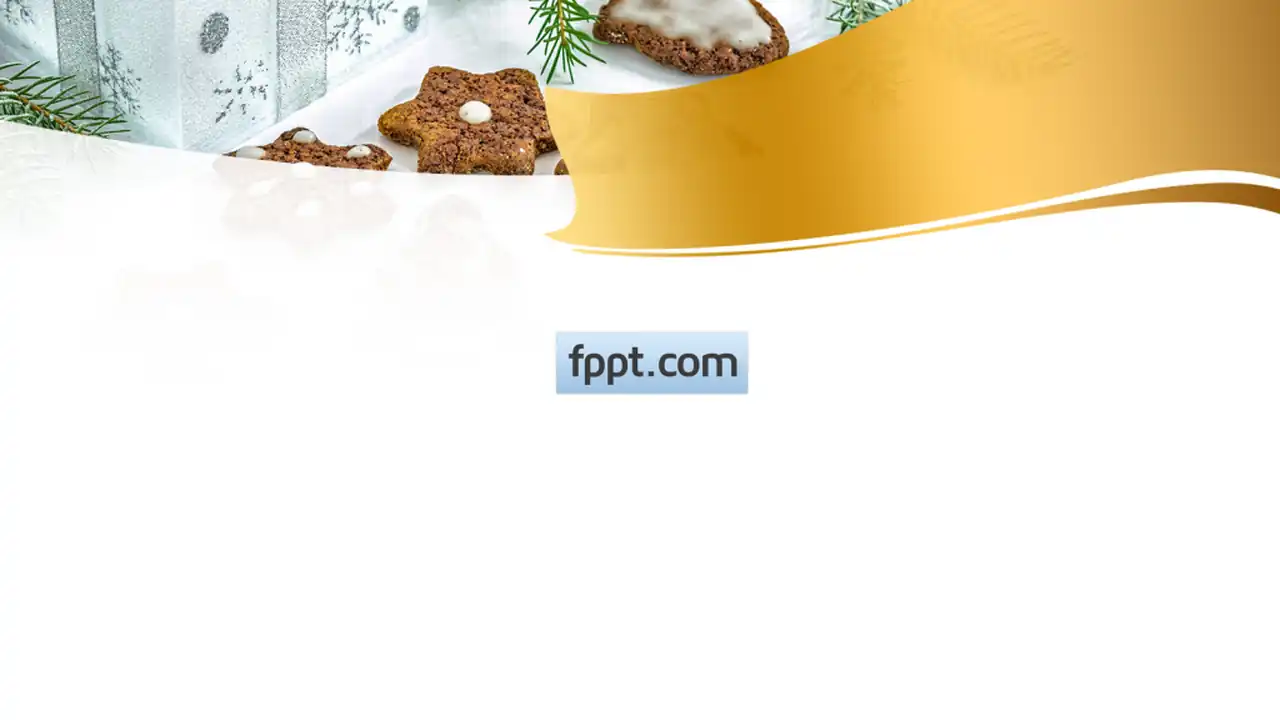 Free Christmas Cookies PowerPoint Template