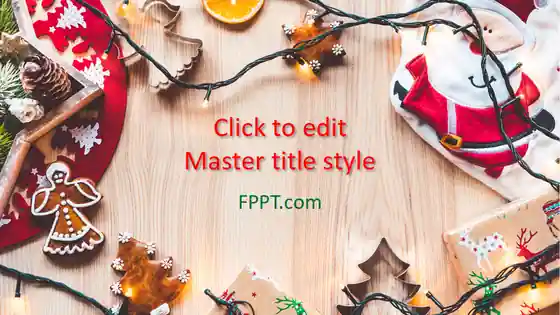 Free Christmas Time PowerPoint Template