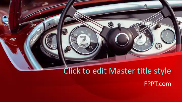 Free Classic Car PowerPoint Template