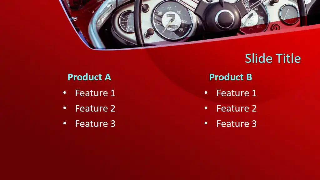 Free Classic Car PowerPoint Template