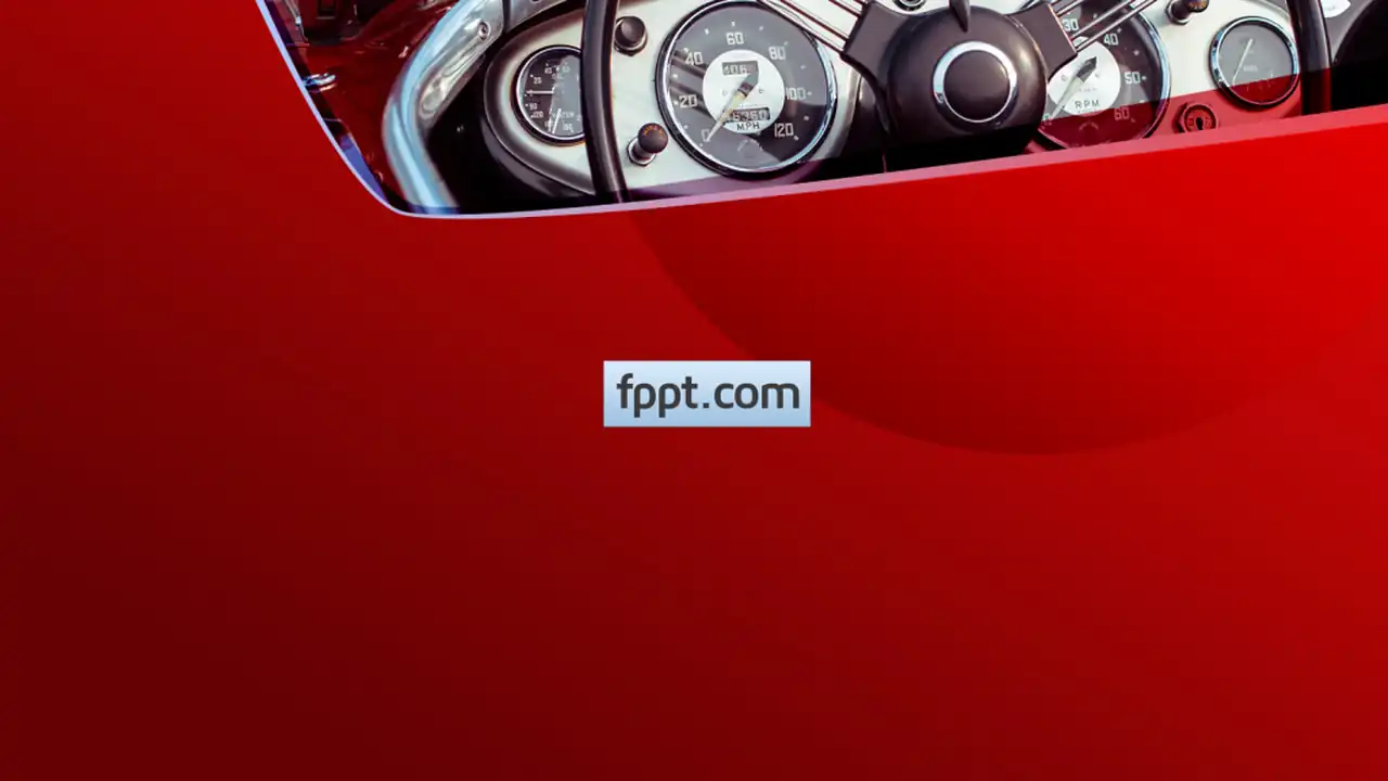 Free Classic Car PowerPoint Template