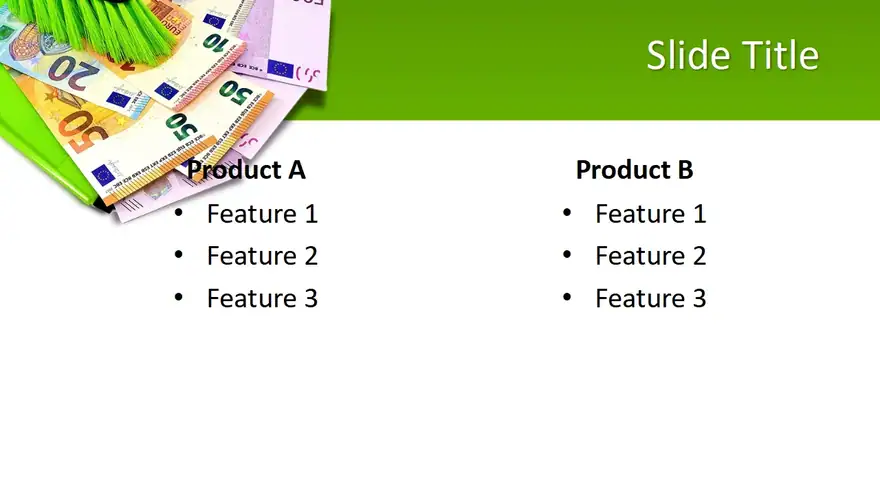 Free Clean Money PowerPoint Template