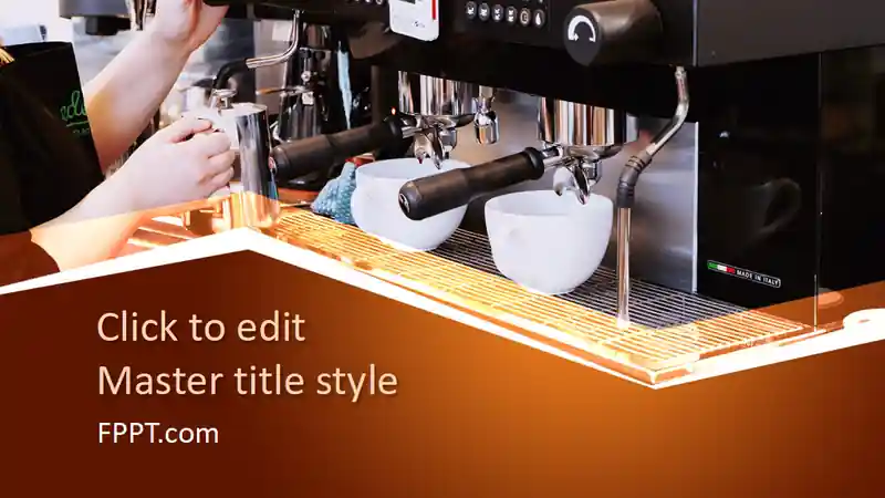 Free Coffee Shop PowerPoint Template