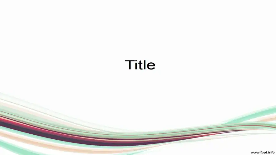 Free Corporate Presentation with Curves PowerPoint Template