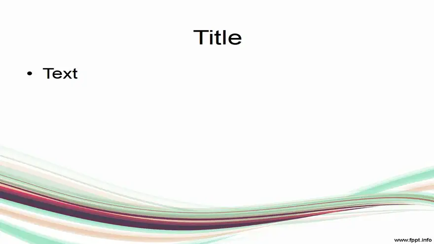 Free Corporate Presentation with Curves PowerPoint Template