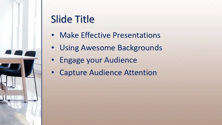 Free Coworking Space PowerPoint Template