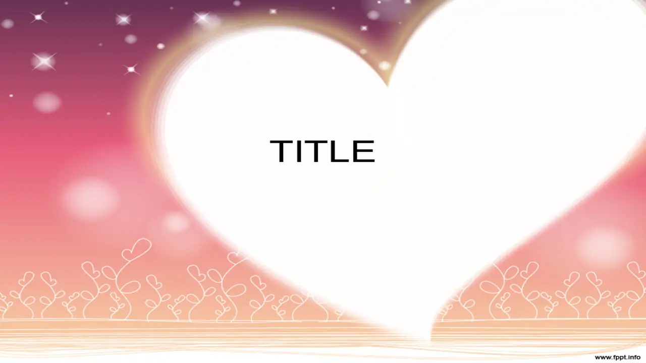 Free Cute Love Powerpoint Template