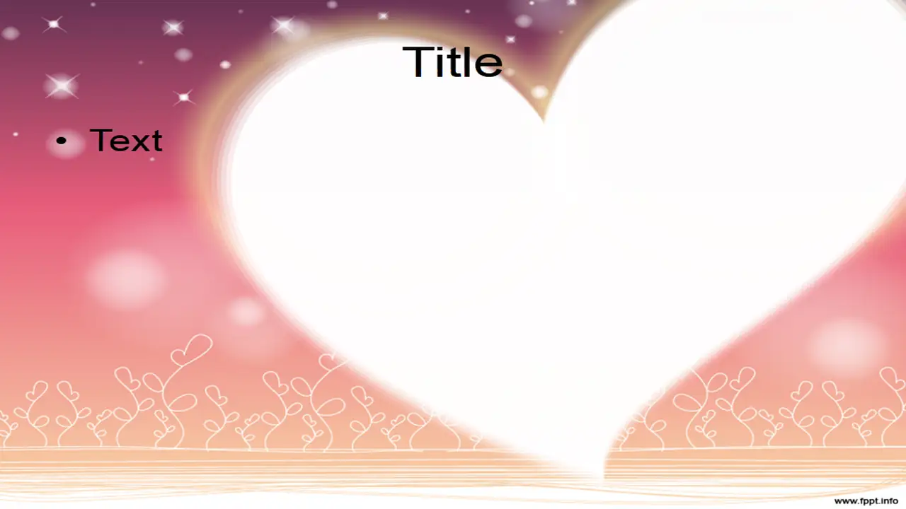 Free Cute Love Powerpoint Template