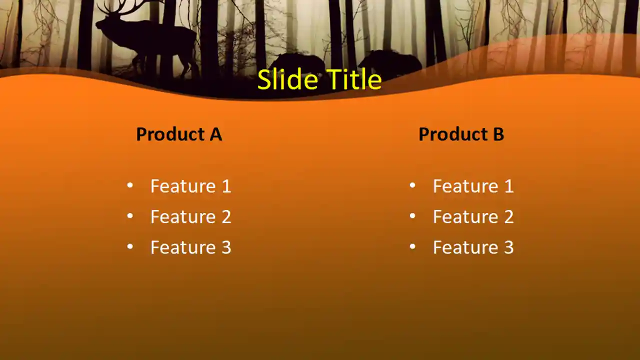 Free Deer PowerPoint Template