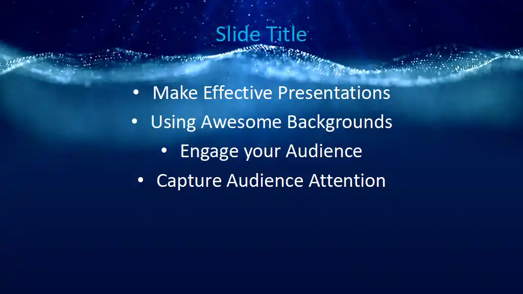 Free Depth PowerPoint Template