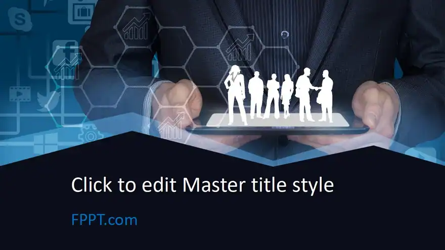 Free Digital Leadership and Innovation PowerPoint Template
